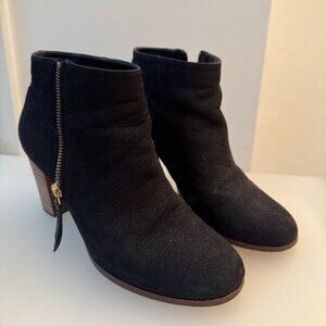 Cole Haan Black Suede Booties - 7.5